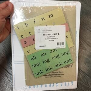 NEW  Fundations F2SDUP1 Student Durables 1 Sealed